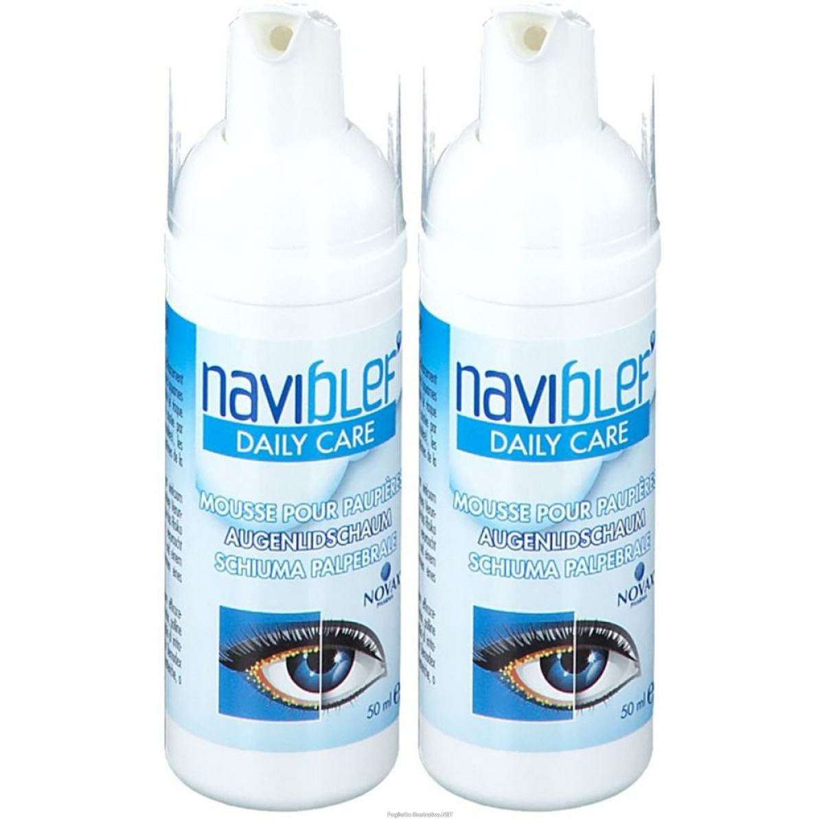 Cerca Offerte di naviblef® daily care schiuma palpebrale set da 2 2x50 ml e acquista online