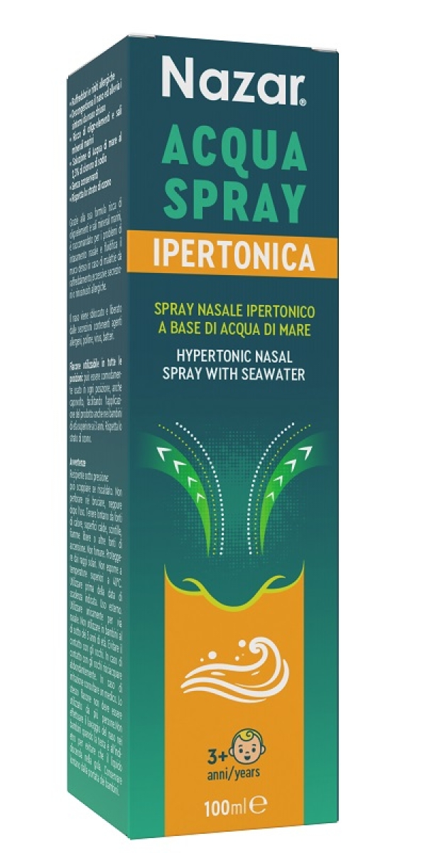 Cerca Offerte di Nazar - acqua spray ipertonica a base di acqua di mare confezione 100 ml e acquista online