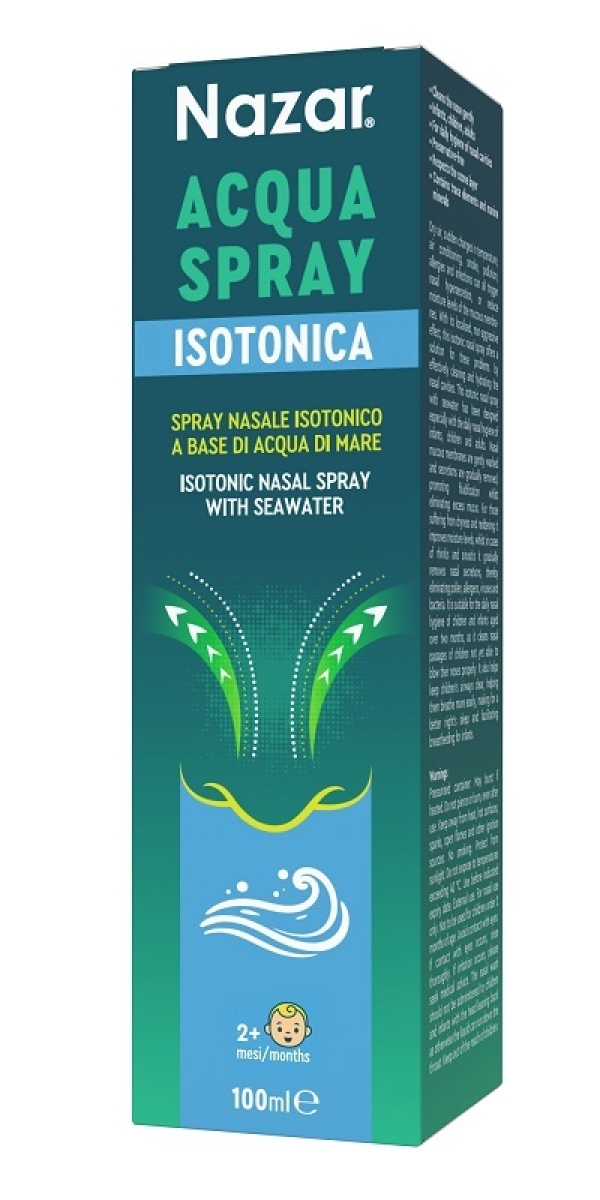 Cerca Offerte di Nazar - acqua spray isotonica a base di acqua di mare confezione 100 ml e acquista online