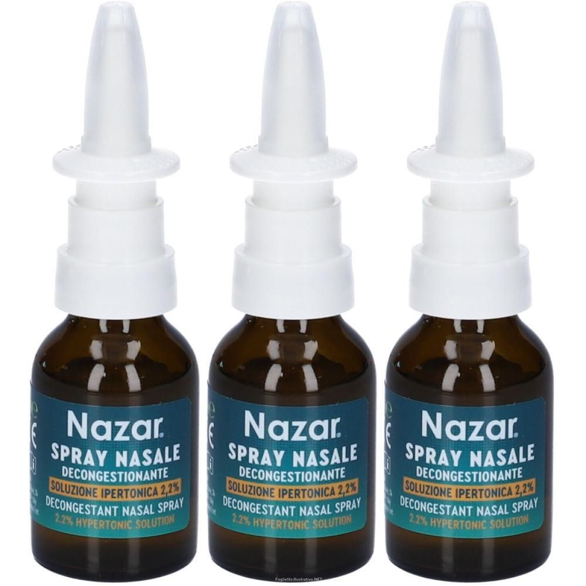 Cerca Offerte di nazar spray nasale decongestionante soluzione ipertonica 2,2% 3x20 ml e acquista online