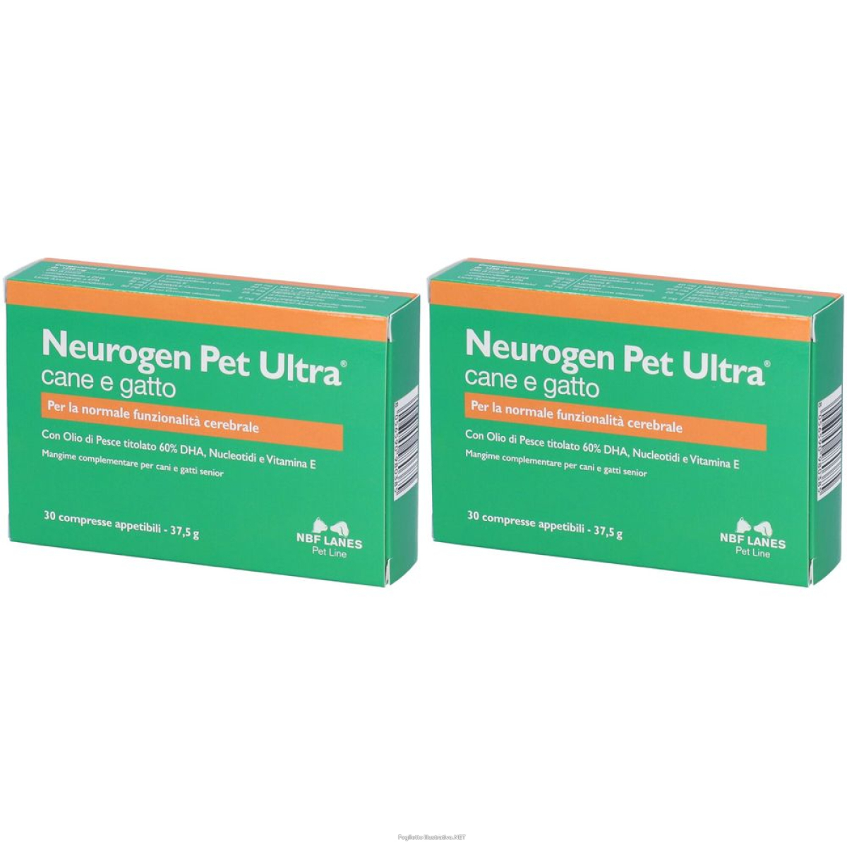 Cerca Offerte di nbf lanes neurogen pet ultra set da 2 2x37,5 g compresse e acquista online