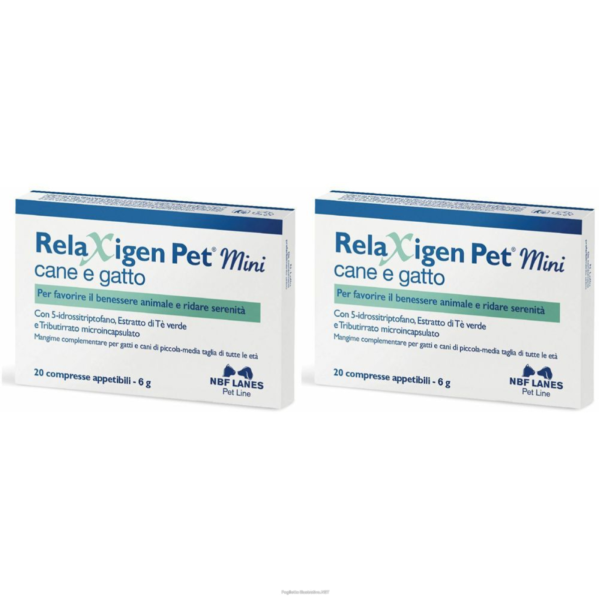 Cerca Offerte di nbf lanes relaxigen pet mini compresse cane e gatto set da 2 2x20 pz c e acquista online