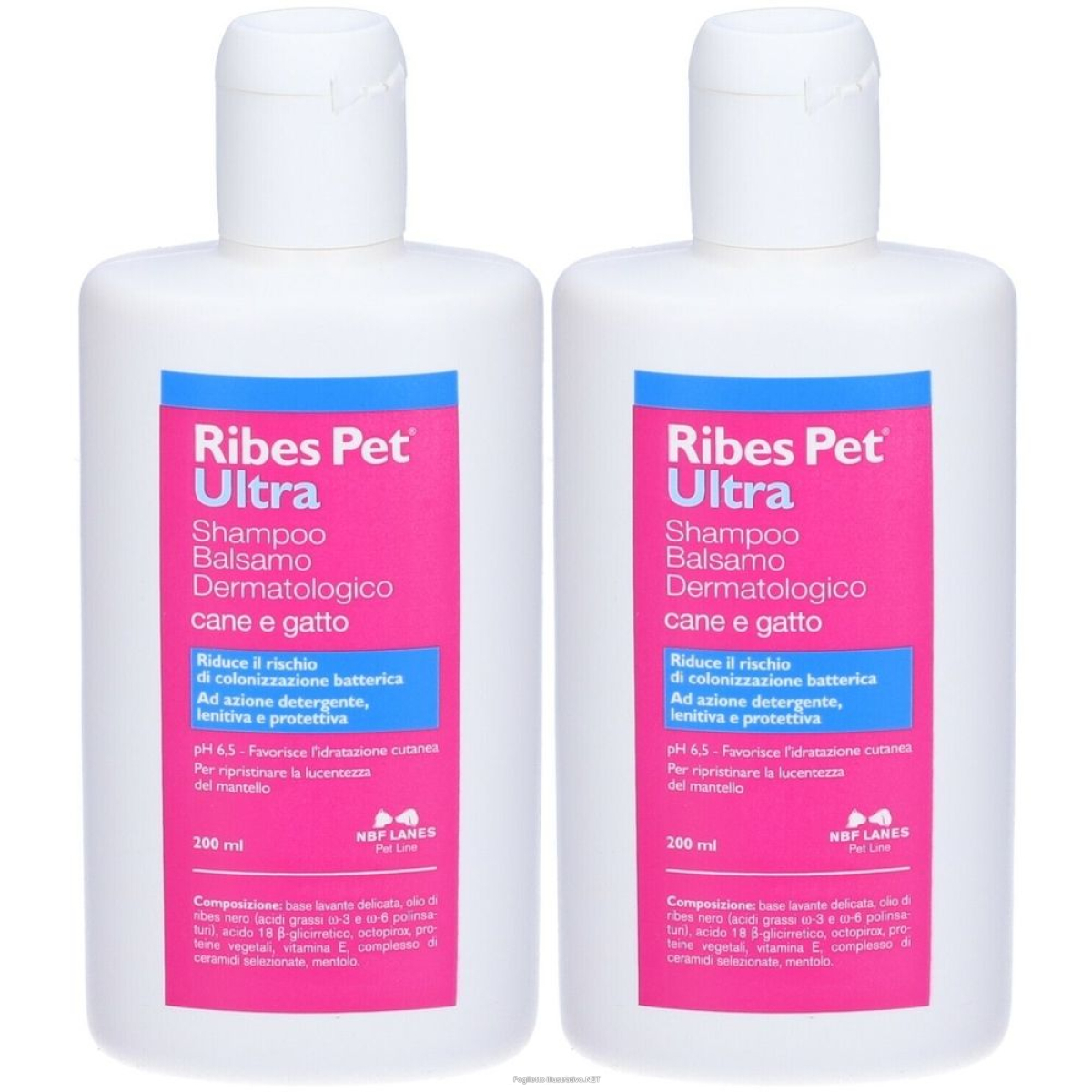Cerca Offerte di nbf lanes ribes pet ultra shampoo dermatologico set da 2 2x200 ml sham e acquista online