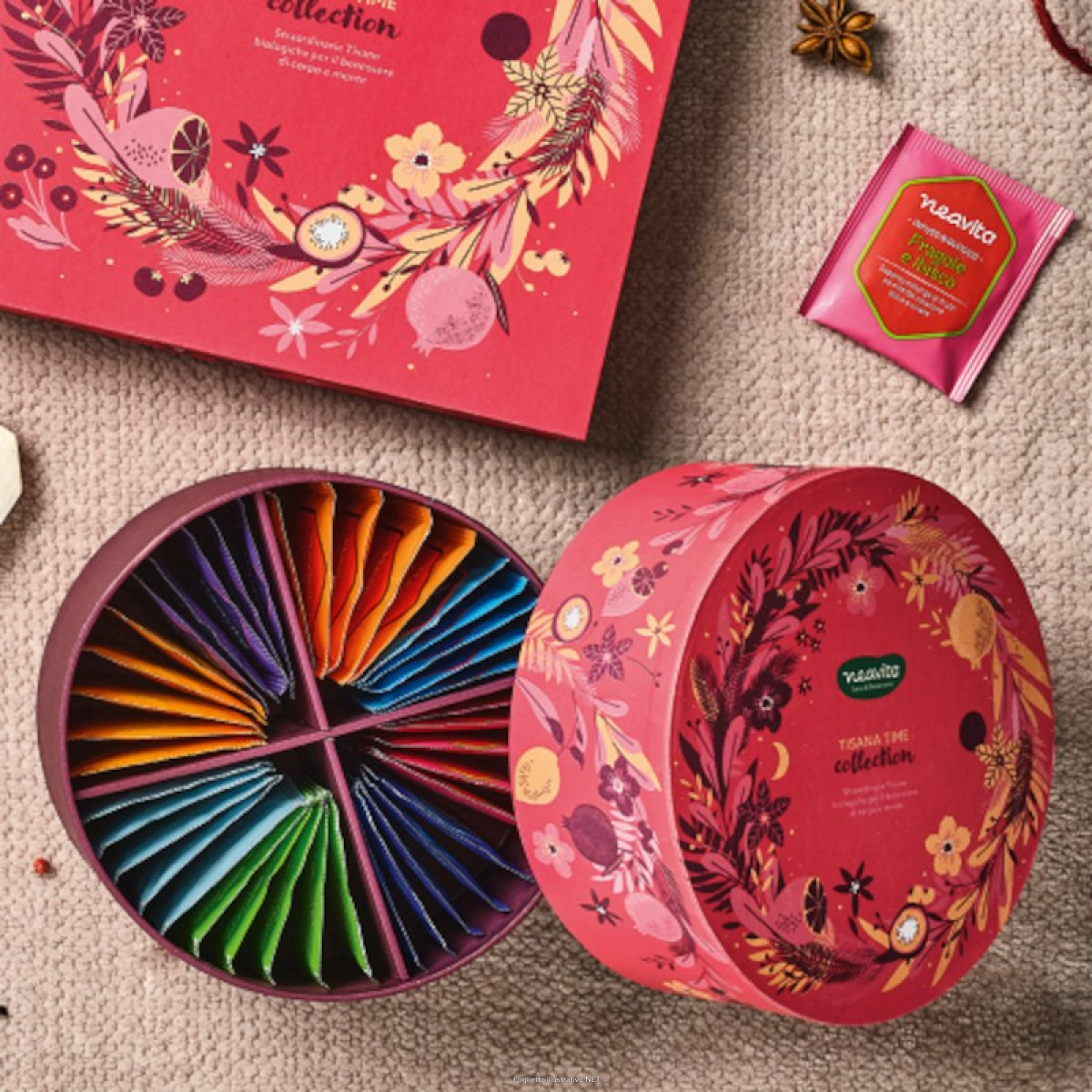 Cerca Offerte di neavita cofanetto bio rosa tondo 40 tisane assortite all day collection e acquista online
