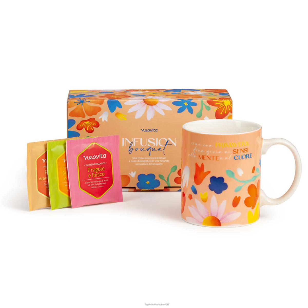 Cerca Offerte di neavita cofanetto infusion bouquet arancione 9 filtri bio e mug e acquista online