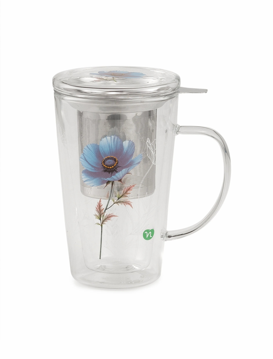 Cerca Offerte di Neavita rituali botanici herbal infuser infusiera anemone blu in vetro con doppia parete con filtro da 300ml e acquista online