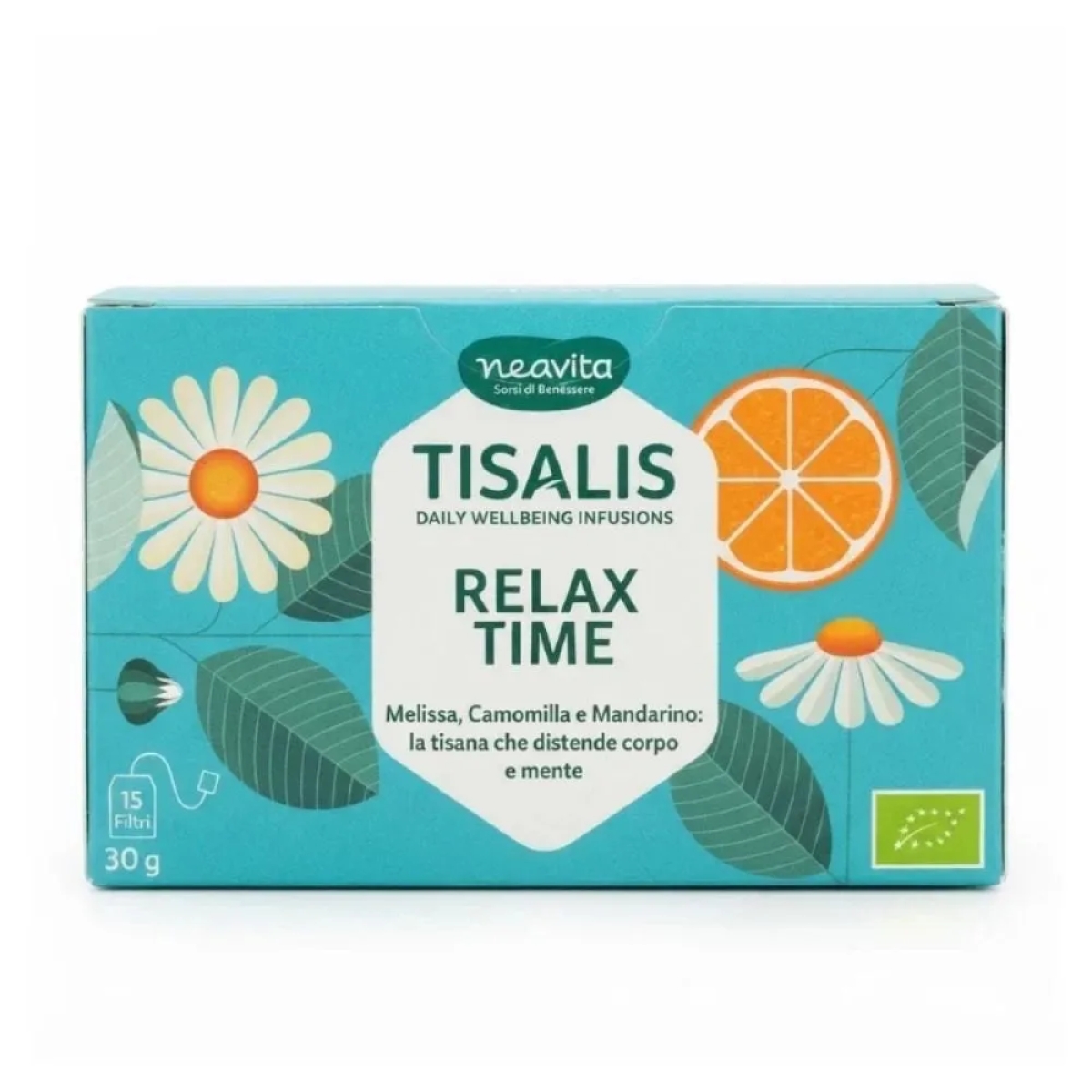 Cerca Offerte di Neavita tisalis relax time tisana melissa camomilla e mandarino per favorire il sonno, 15 filtri da 2 g e acquista online