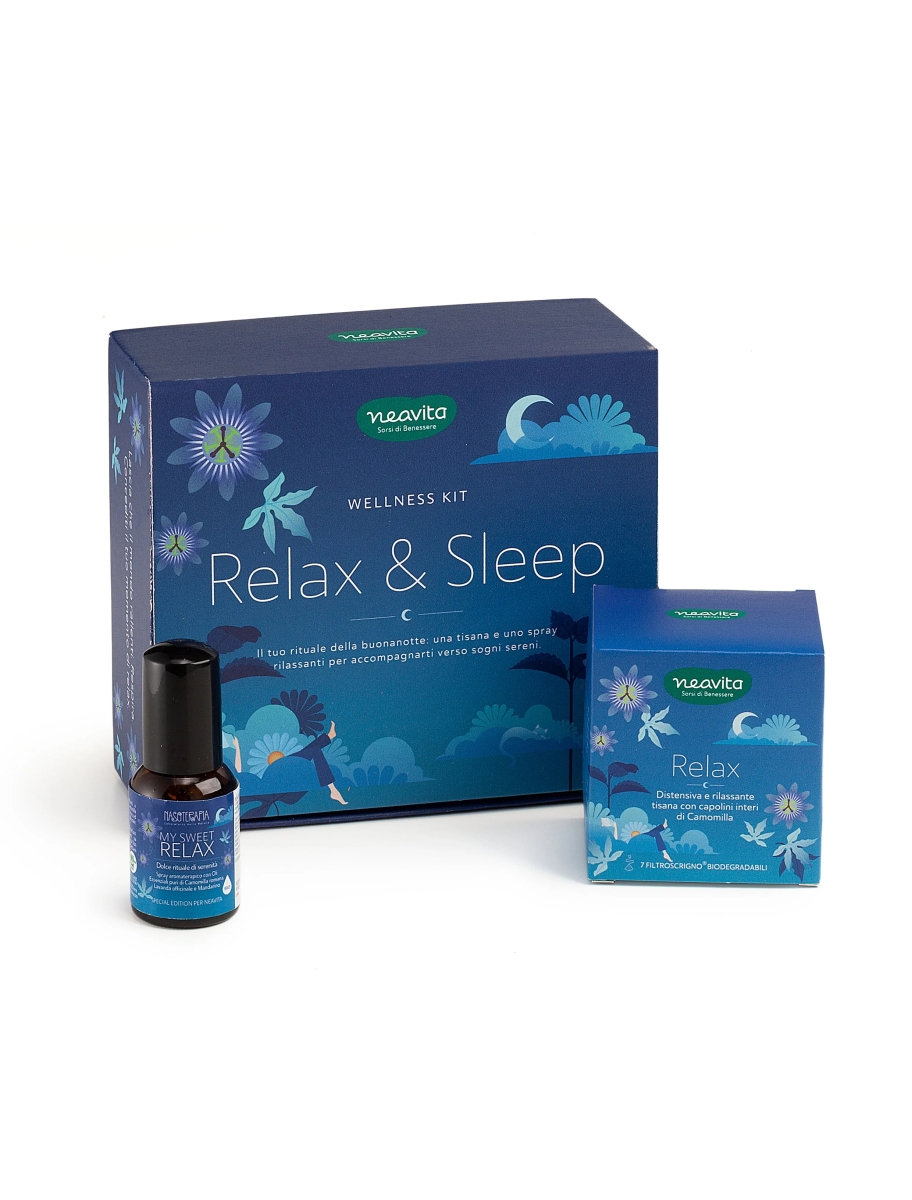 Cerca Offerte di Neavita wellness kit cofanetto con tisana relax 7 filtroscrigno + spray my sweet relax e acquista online