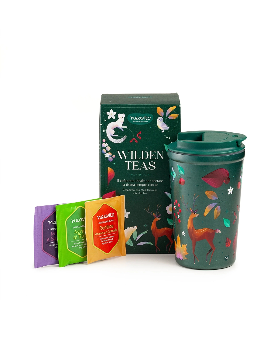 Cerca Offerte di Neavita wilden teas cofanetto mug thermos 350ml + 6 infusi bio e acquista online