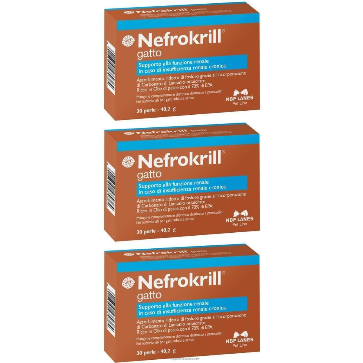 Cerca Offerte di nefrokrill gatto 30 perle 3x40,2 g e acquista online