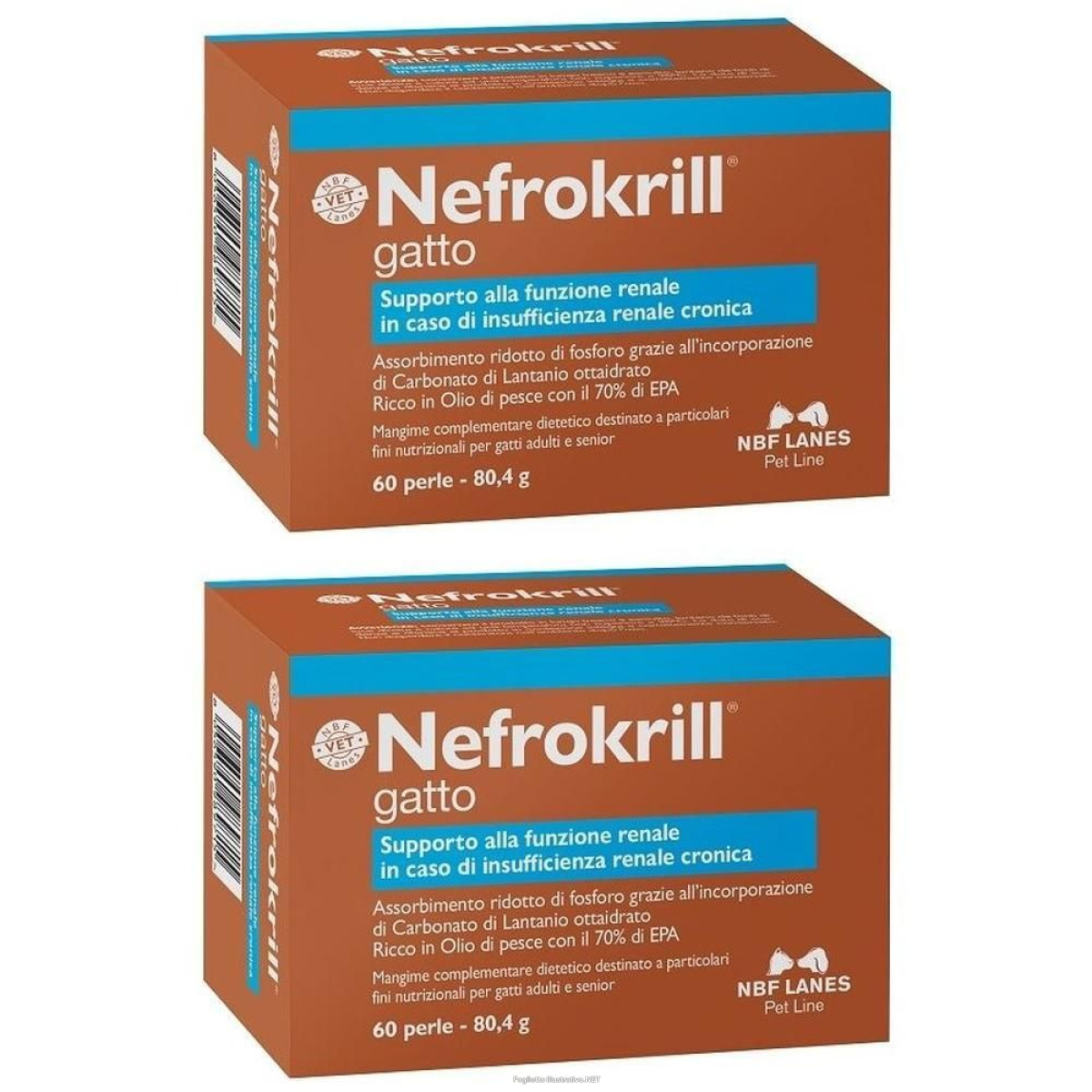 Cerca Offerte di nefrokrill gatto 60 perle 2x80 g e acquista online