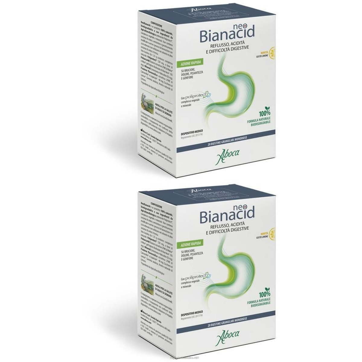 Cerca Offerte di neobianacid bustine granulari gusto limone 2x108,5 g granuli e acquista online