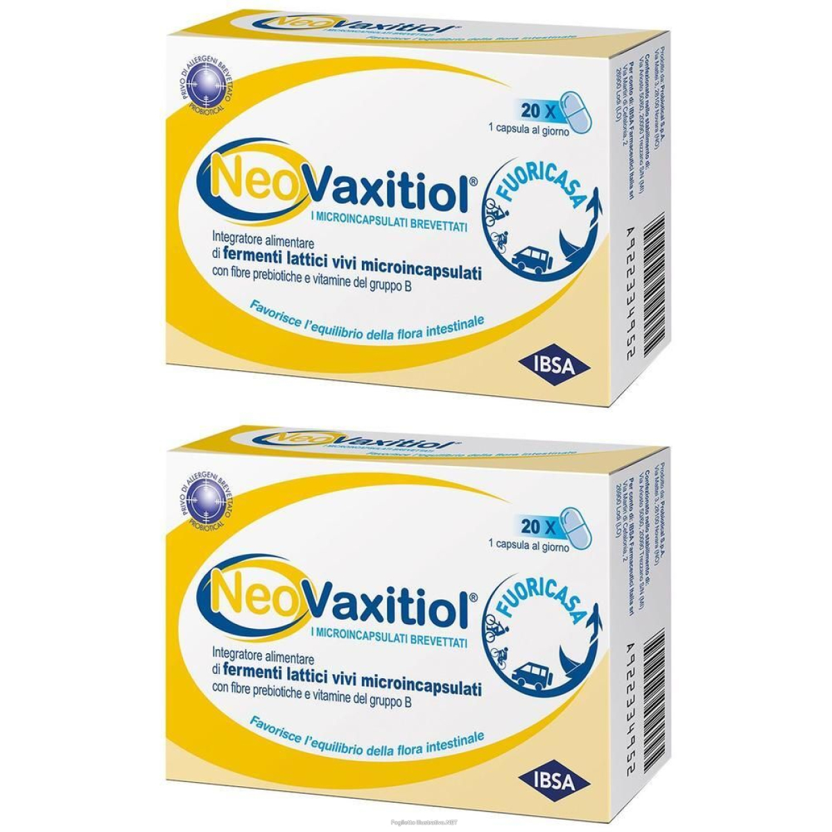 Cerca Offerte di neovaxitiol capsule probiotici 2x20 pz e acquista online