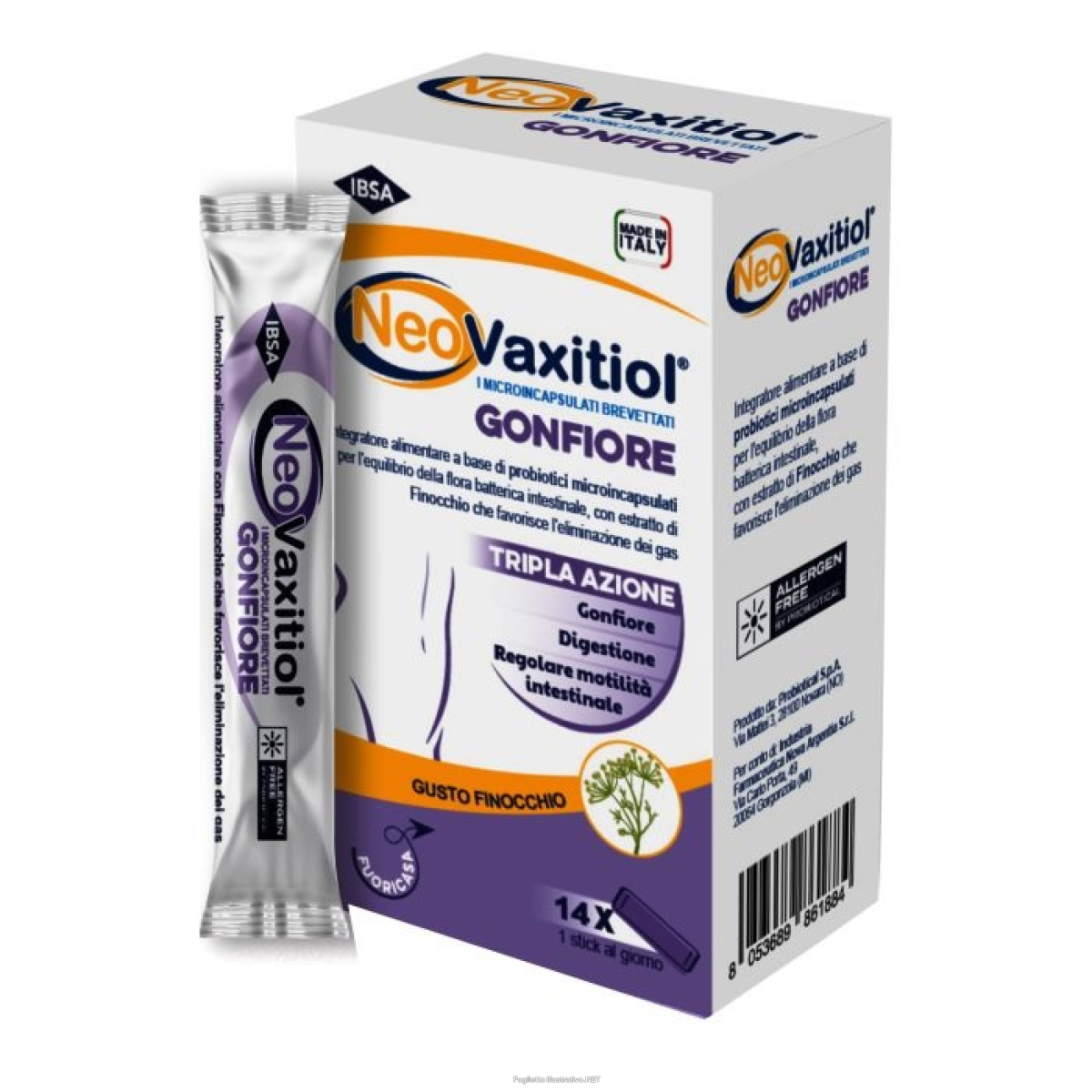 Cerca Offerte di neovaxitiol gonfiore integratore per il benessere intestinale 14 stick e acquista online