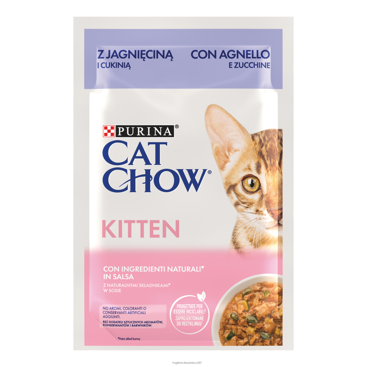 Cerca Offerte di nestle' purina cat chow gatto kitten agnello zucchine 85gr (bustina) e acquista online