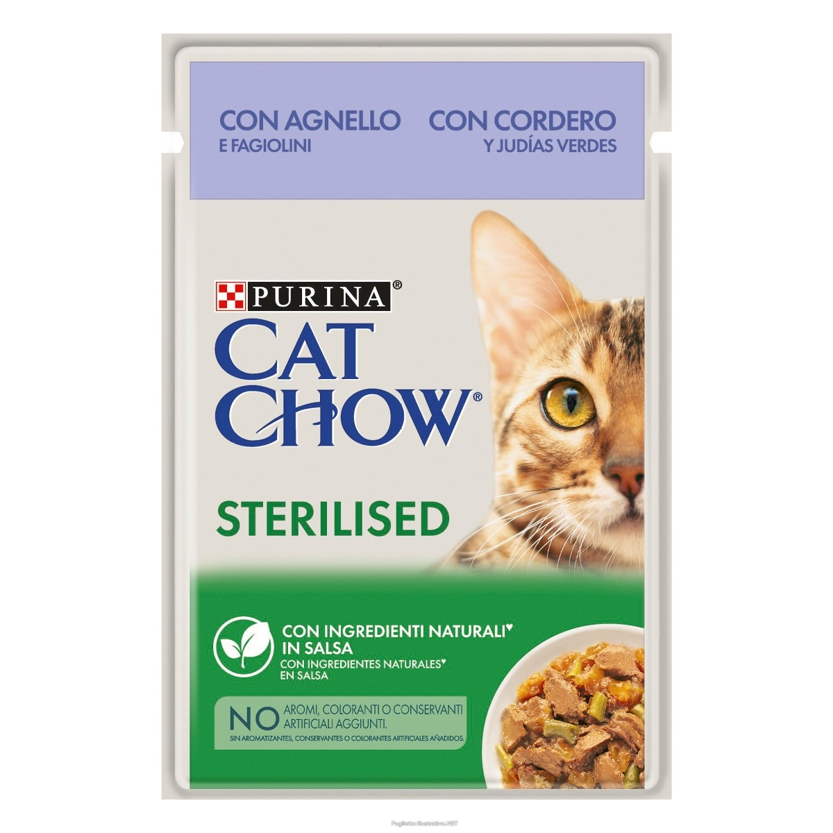 Cerca Offerte di nestle' purina cat chow gatto sterilised salsa agnello fagiolini 85gr (bustina) e acquista online