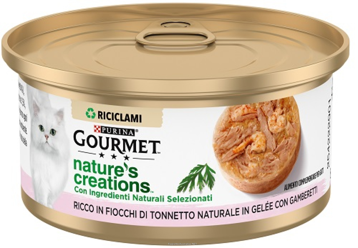 Cerca Offerte di nestle' purina gourmet gatto creations gelee jelly tonnetto gamberetti 70gr (lattina) e acquista online