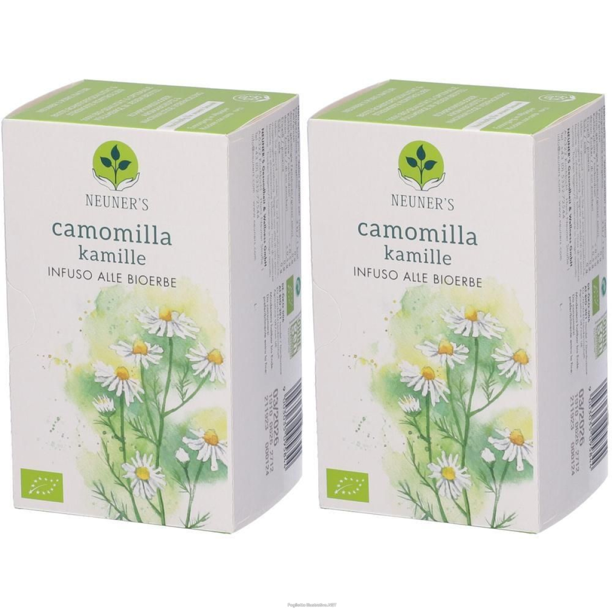 Cerca Offerte di neuner's tisana camomilla bio 2x32 g e acquista online