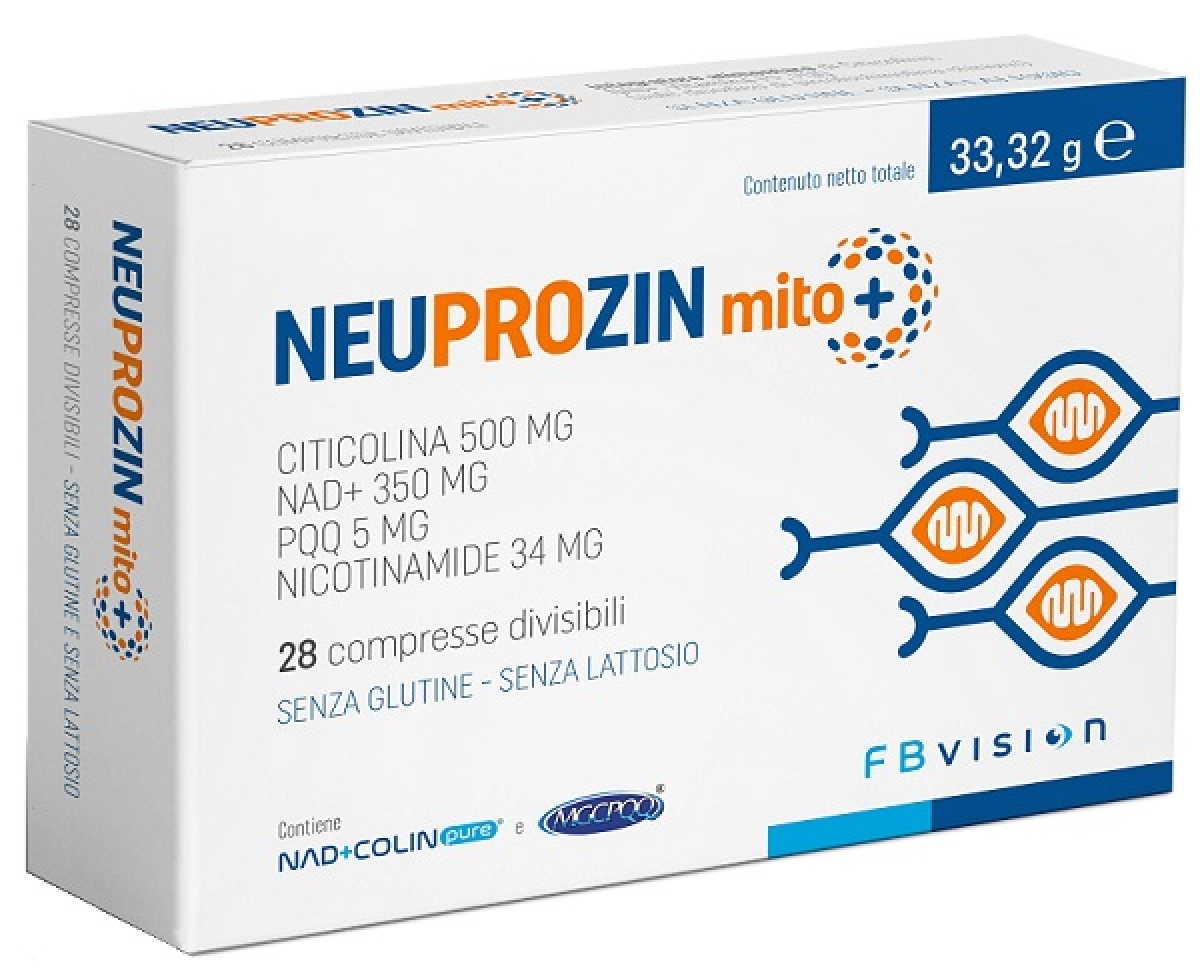 Cerca Offerte di Neuprozin mito + 28 compresse divisibili senza glutine e lattosio con nad+colin pure e mgcpqq e acquista online