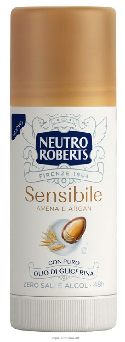Cerca Offerte di neutro roberts deodorante pelle sensibile avena argan stick 40 ml deod e acquista online