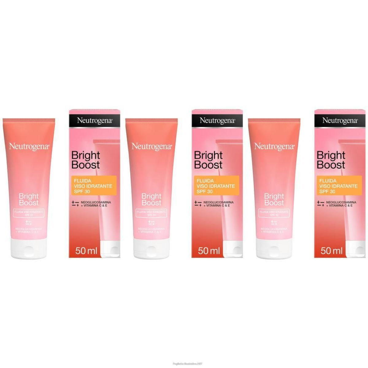 Cerca Offerte di neutrogena bright boost fluido viso idratante, protezione solare e acquista online