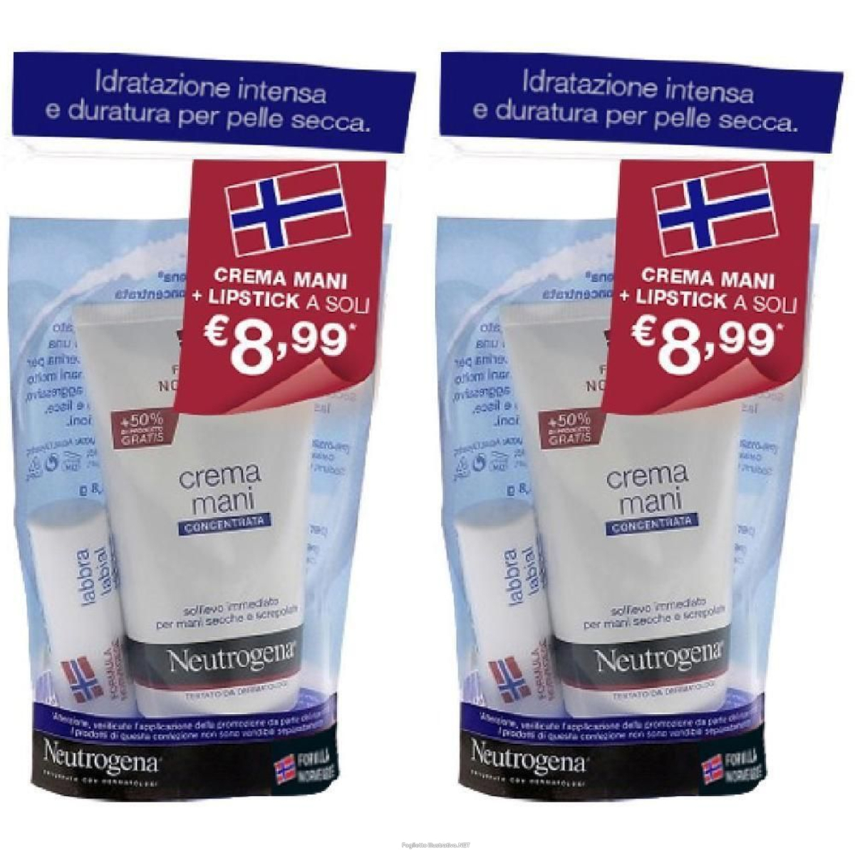 Cerca Offerte di neutrogena crema mani + lipstick 2x1 pz rossetto e acquista online