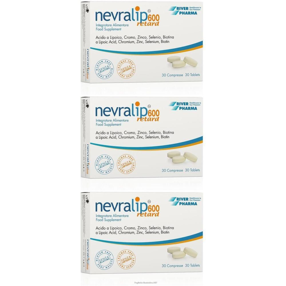 Cerca Offerte di nevralip 600 retard 30 compresse 3x32,1 g e acquista online
