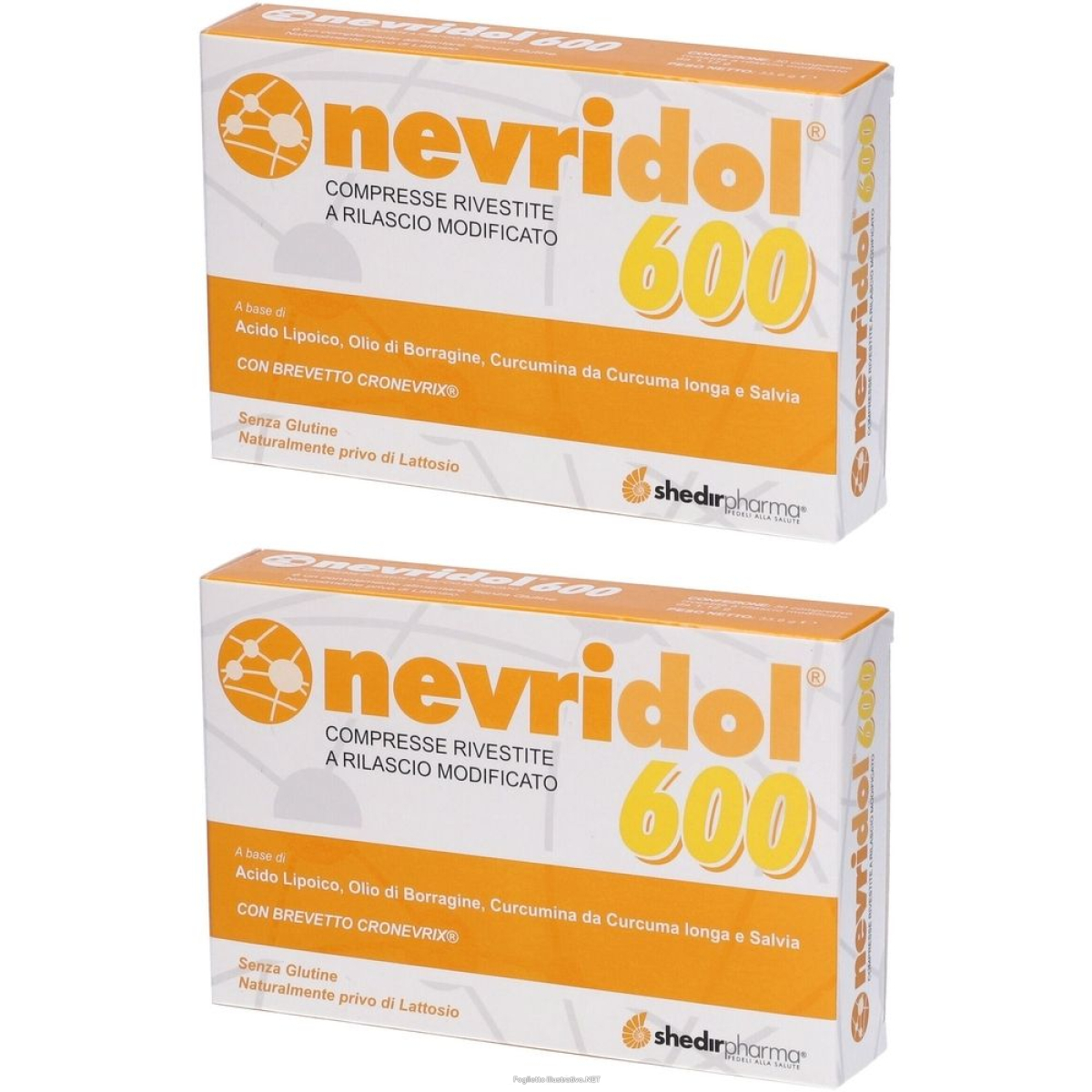 Cerca Offerte di nevridol 600 set da 2 2x30 pz compresse rivestite con film e acquista online