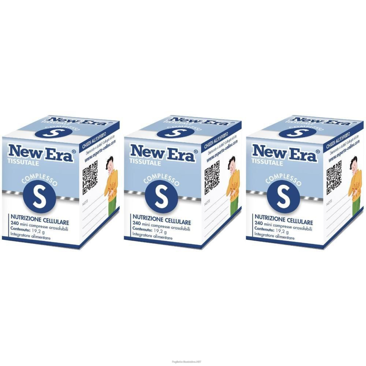 Cerca Offerte di new era tissutale integratore alimentare 3x19,2 g granuli e acquista online