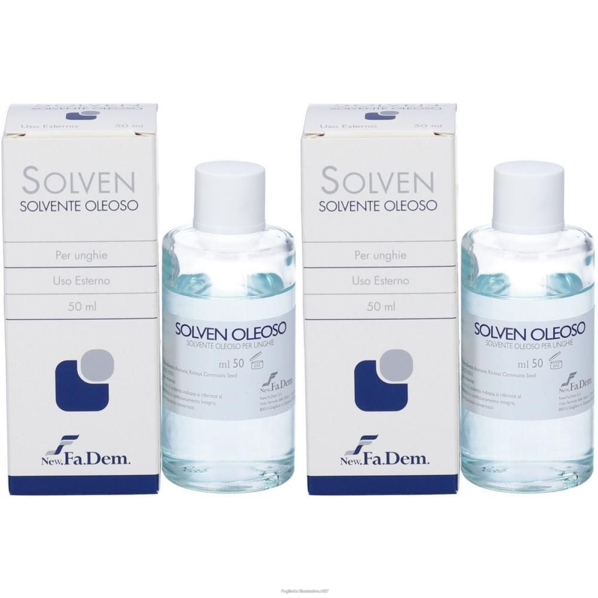 Cerca Offerte di new.fa.dem. solven solvente oleoso 2x50 ml soluzione e acquista online