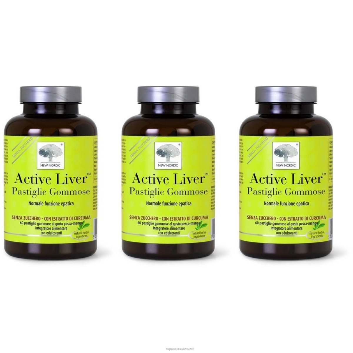Cerca Offerte di new nordic active liver pastiglie gommose 3x240 g e acquista online
