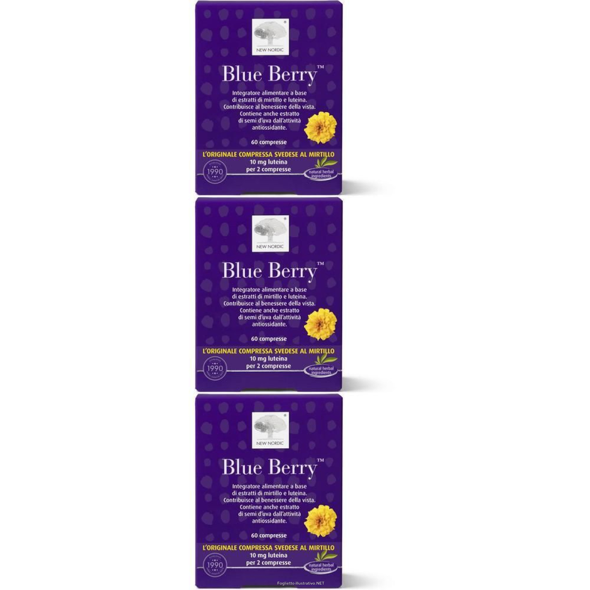 Cerca Offerte di new nordic blue berry 3x60 pz compresse e acquista online