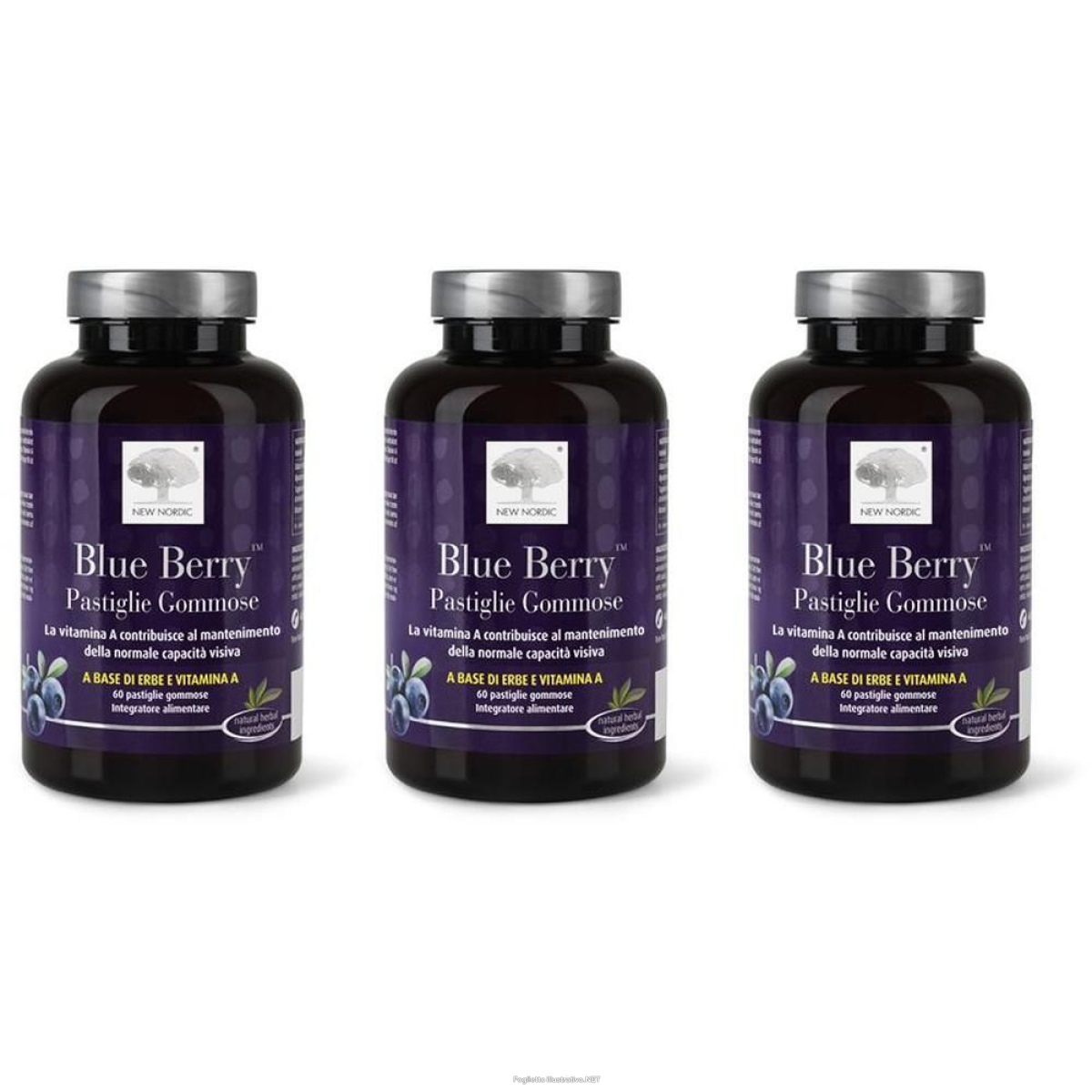 Cerca Offerte di new nordic blue berry pastiglie gommose 3x210 g e acquista online