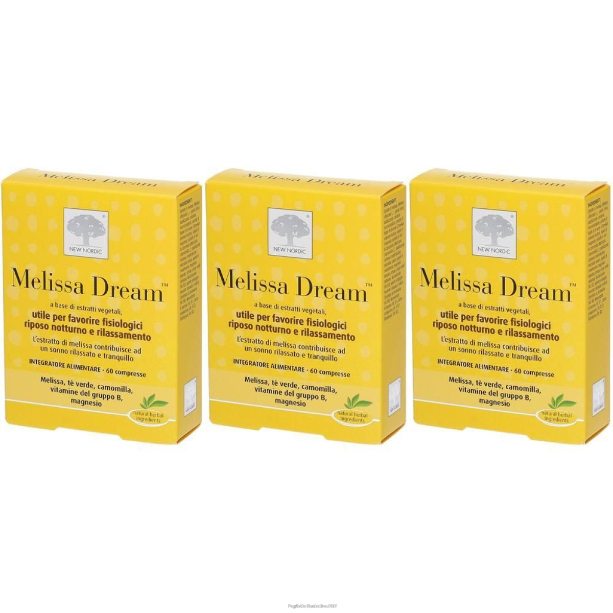 Cerca Offerte di new nordic melissa dream compresse 3x60 pz e acquista online