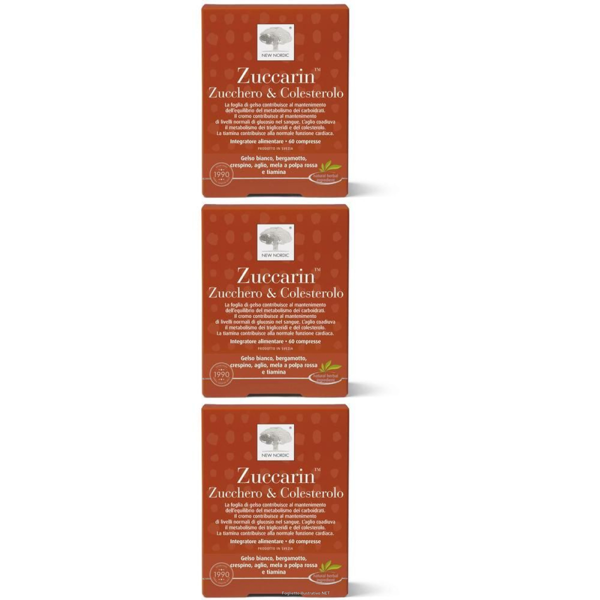 Cerca Offerte di new nordic zuccarin zucchero & colesterolo 3x85,8 g compresse e acquista online