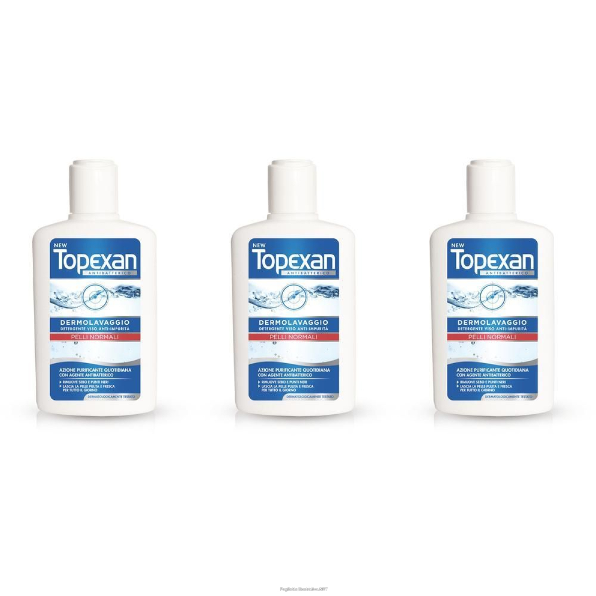 Cerca Offerte di new topexan dermolav pelli normali 150 ml 3x150 ml gel detergente e acquista online