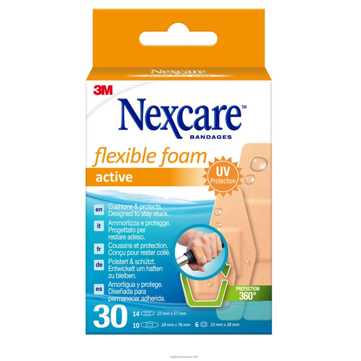 Cerca Offerte di nexcare active 360 gradi assortiti 3 misure 30 pz cerotto e acquista online