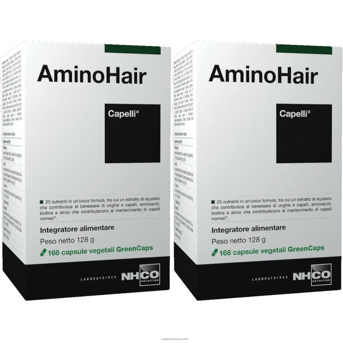 Cerca Offerte di nhco aminohair 168 capsule 2x128 g e acquista online
