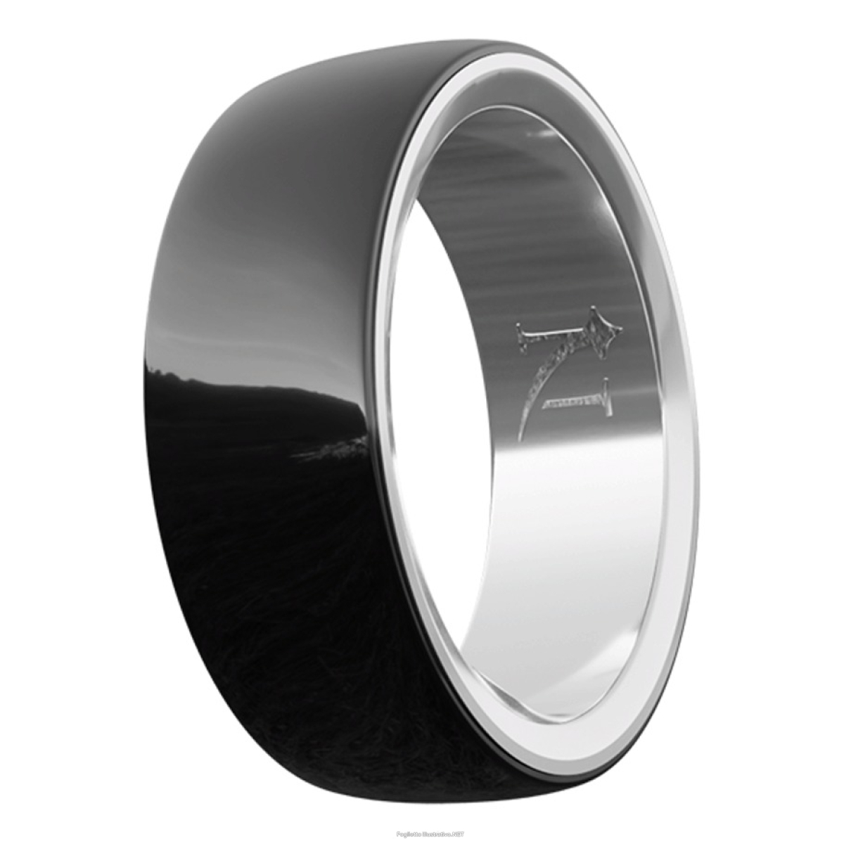 Cerca Offerte di niah moon smart ring diametro 20,10 mm funzione touch e health care nero e acquista online