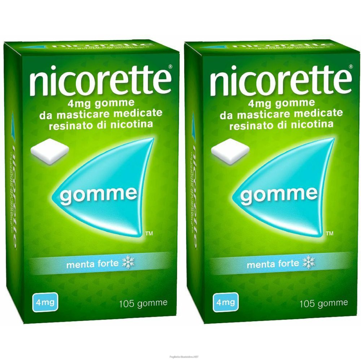 Cerca Offerte di nicorette 4 mg gomme da masticare medicate gusto menta forte set 2 e acquista online