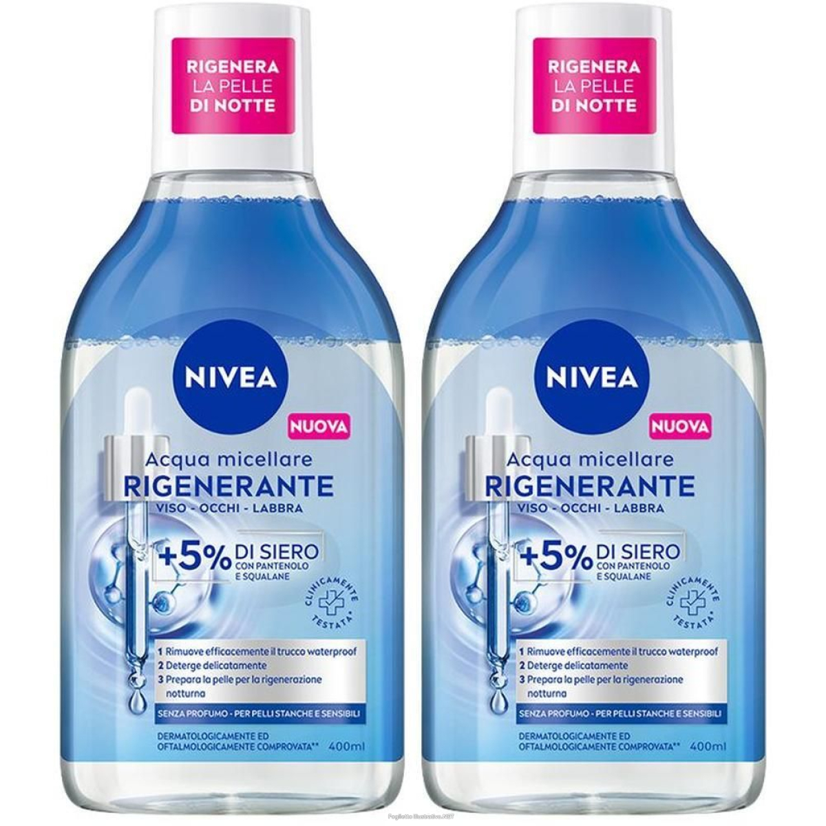 Cerca Offerte di nivea acqua micellare rigenerante 400 ml, struccante viso e occhi con e acquista online
