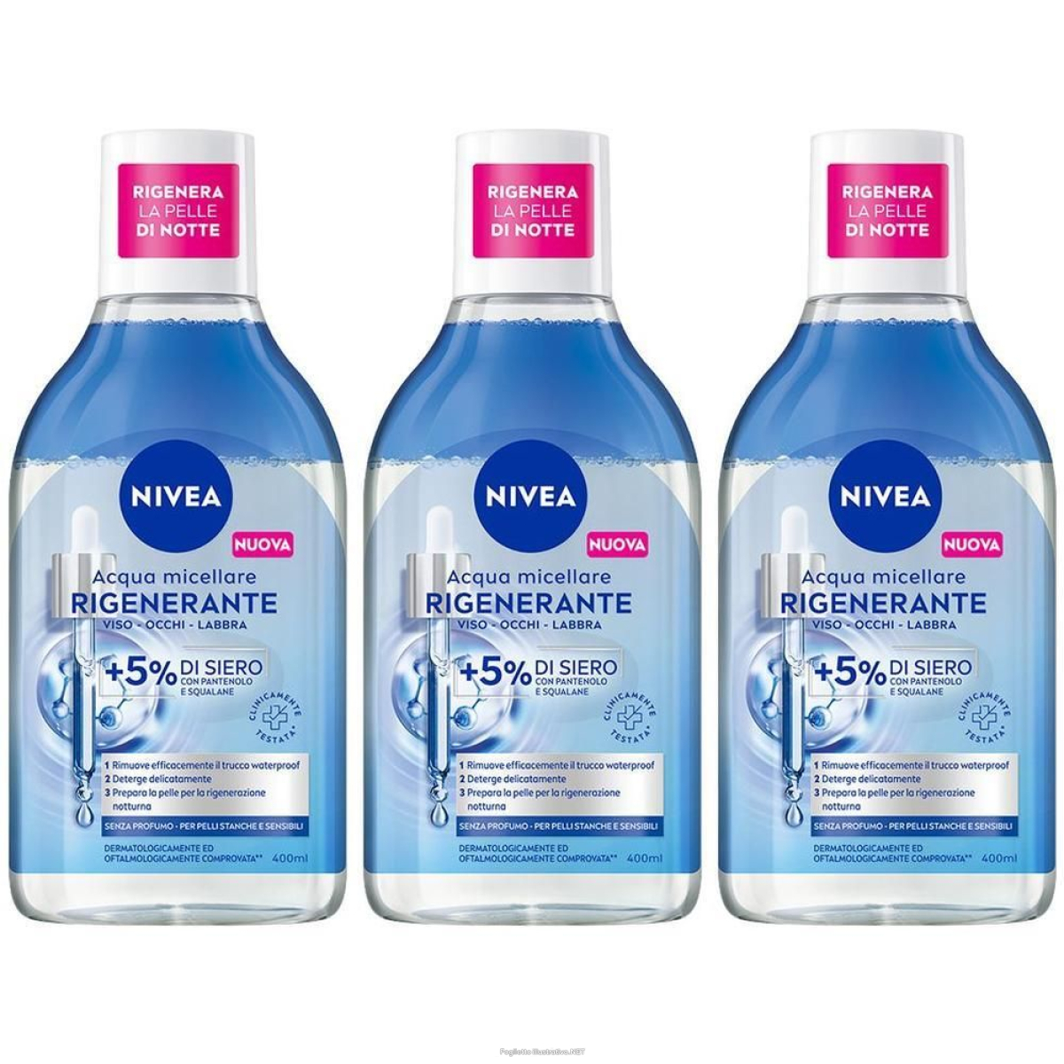 Cerca Offerte di nivea acqua micellare rigenerante 400 ml, struccante viso e occhi con e acquista online