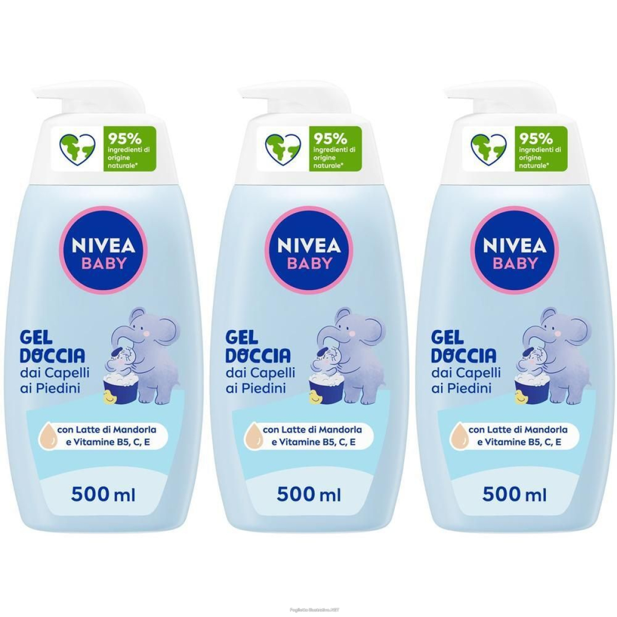 Cerca Offerte di nivea baby gel doccia dai capelli ai piedini 500 ml, detergente neonat e acquista online