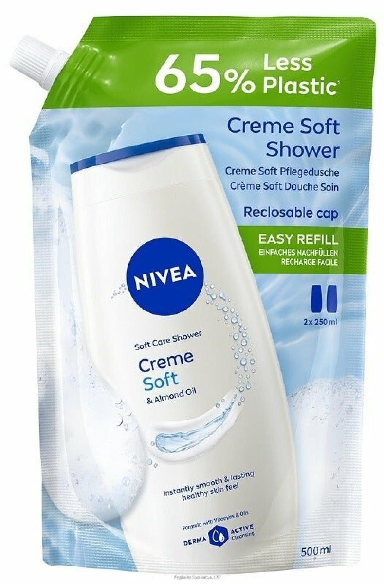 Cerca Offerte di nivea bagnodoccia creme soft bagnoschiuma cremoso con olio di mandorla delicato e idratante refill 500ml e acquista online