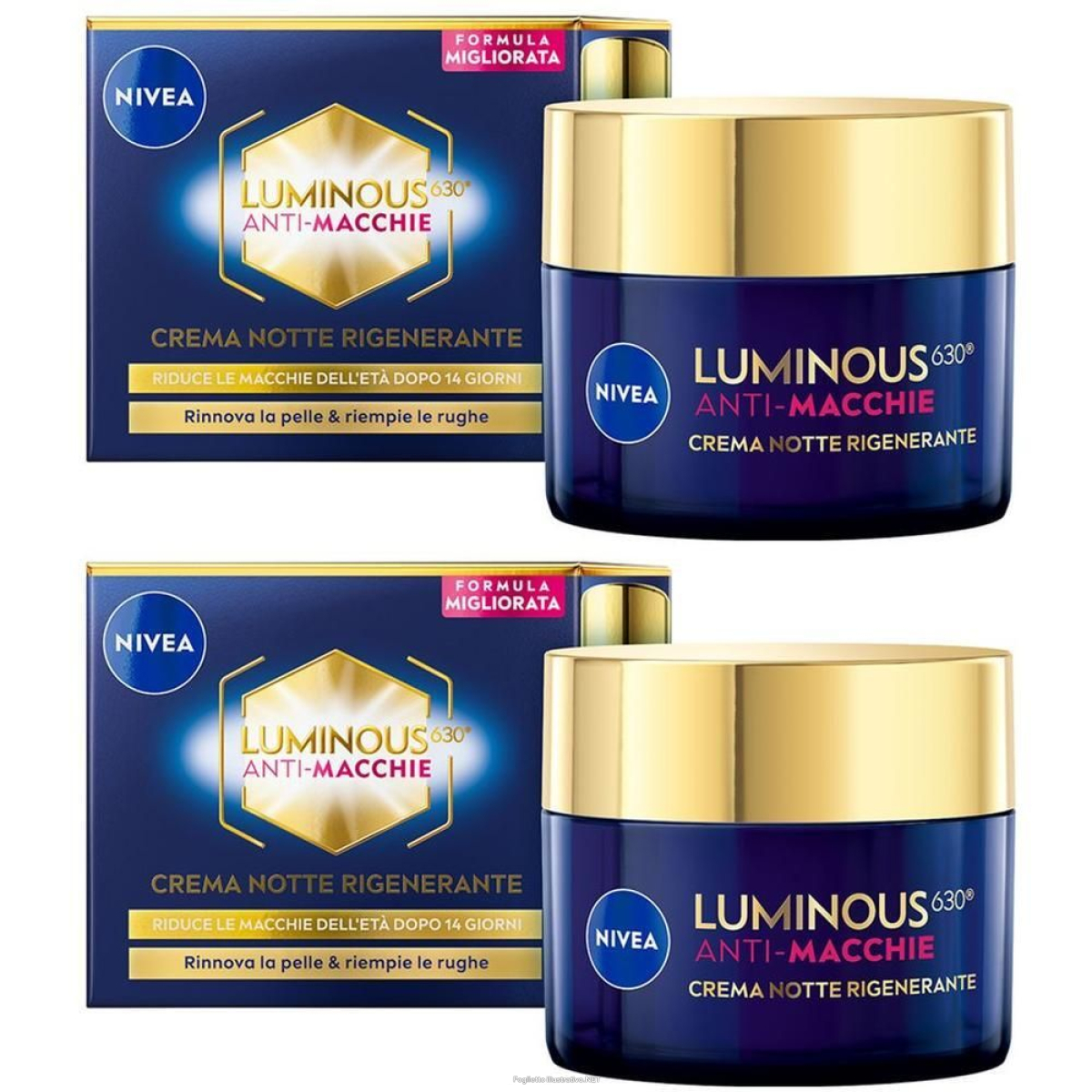 Cerca Offerte di nivea cellular luminous630 anti-macchie crema viso notte rigenerante 5 e acquista online
