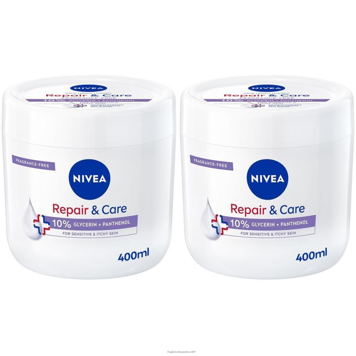 Cerca Offerte di nivea crema corpo repair & care 400 ml, multiuso senza profumo p e acquista online
