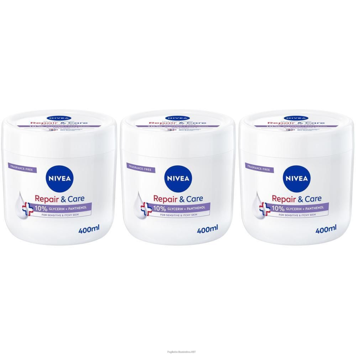 Cerca Offerte di nivea crema corpo repair & care 400 ml, multiuso senza profumo p e acquista online