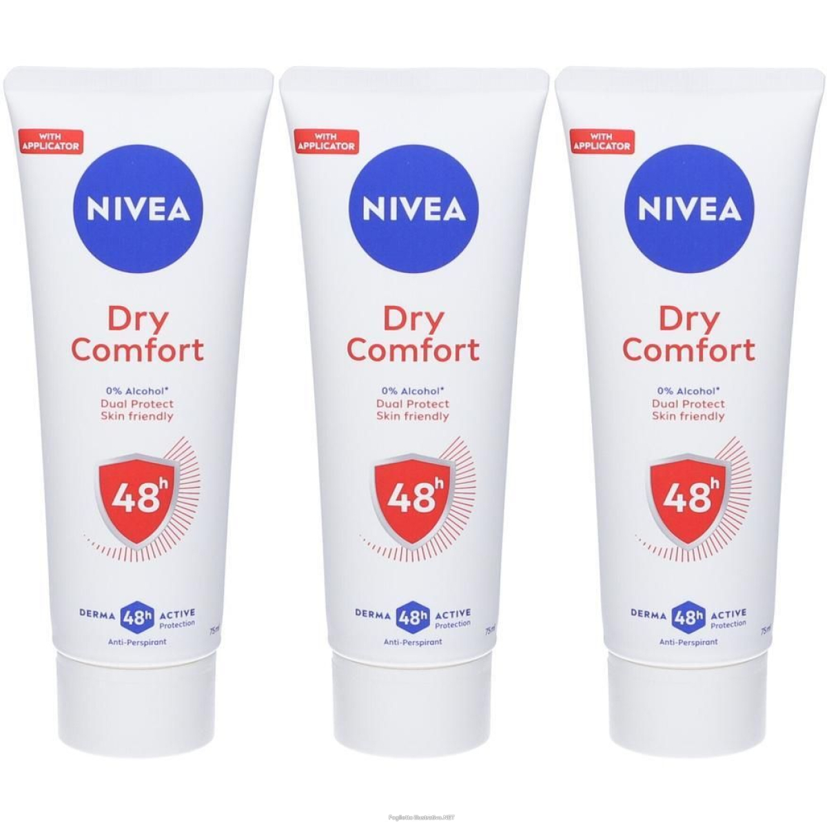 Cerca Offerte di nivea crema deodorante dry confort 3x75 ml e acquista online