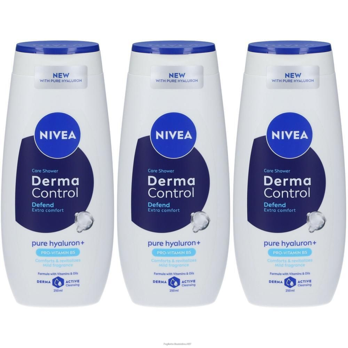 Cerca Offerte di nivea derma control defend docciaschiuma 3x250 ml e acquista online
