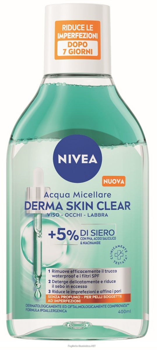 Cerca Offerte di nivea derma skin clear acqua micellare anti-impefezioni 400ml e acquista online